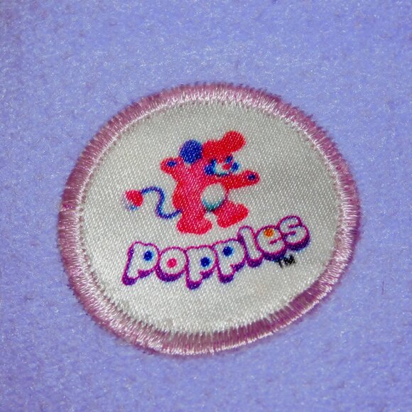 Vintage 1986 Mattel Popples TCFC 11" Baby Bibsy Popple Plush Doll - Picture 13 of 13